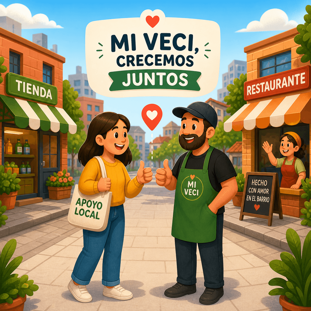 Mi Veci, crecemos juntos: comunidad apoyando negocios locales